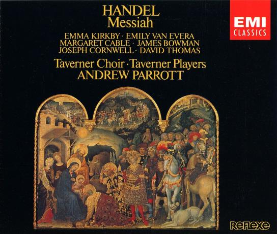 Album cover of recording of Handel's Messiah