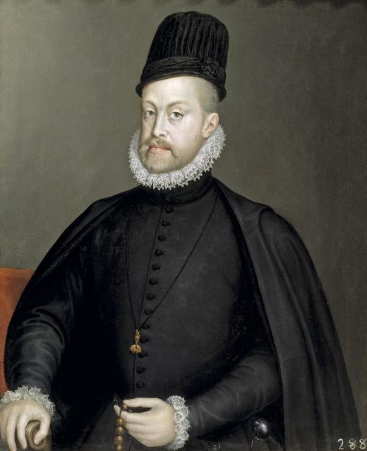 portrait of Philip II of Spain by Sofonisba