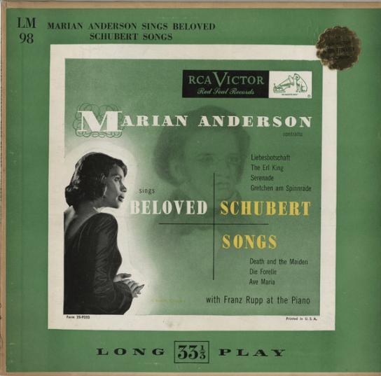 Album cover of recording of Schubert "Death and the Maiden".