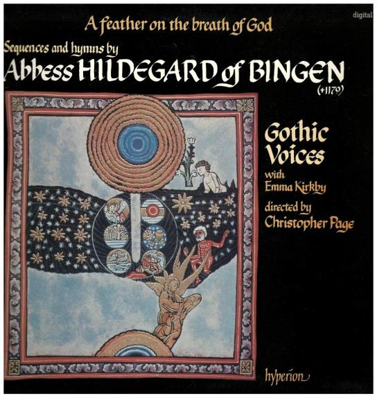 Album cover of recording of Hildegard of Bingen, Columba aspexit