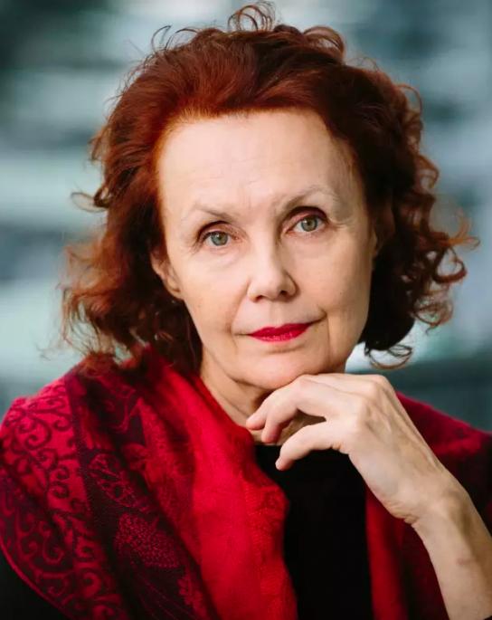 Portrait of Kaija Saariaho.