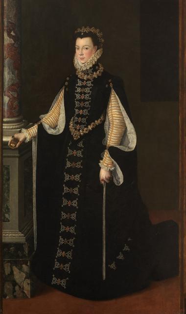 Portrait of Elizabeth of Valois by Sofonisba