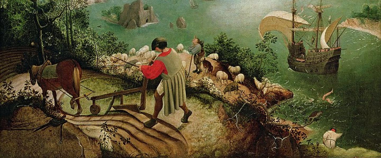 Bruegel, Fall of Icarus
