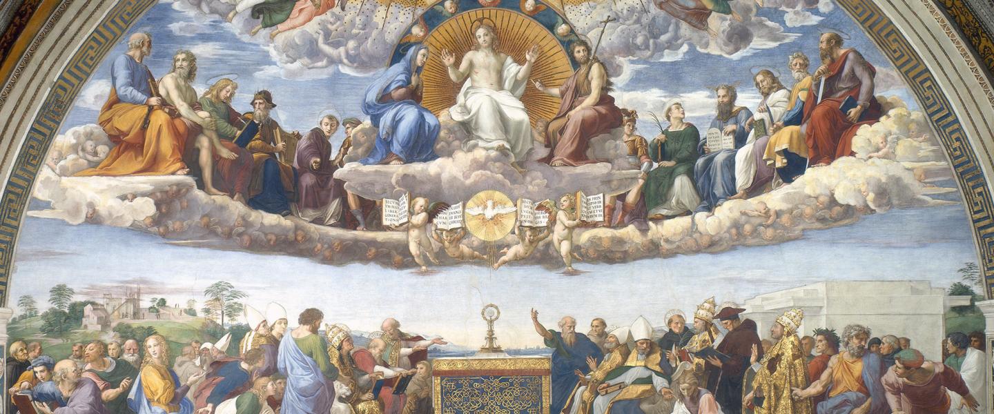 "Disputation of the Sacrament" by Raphael