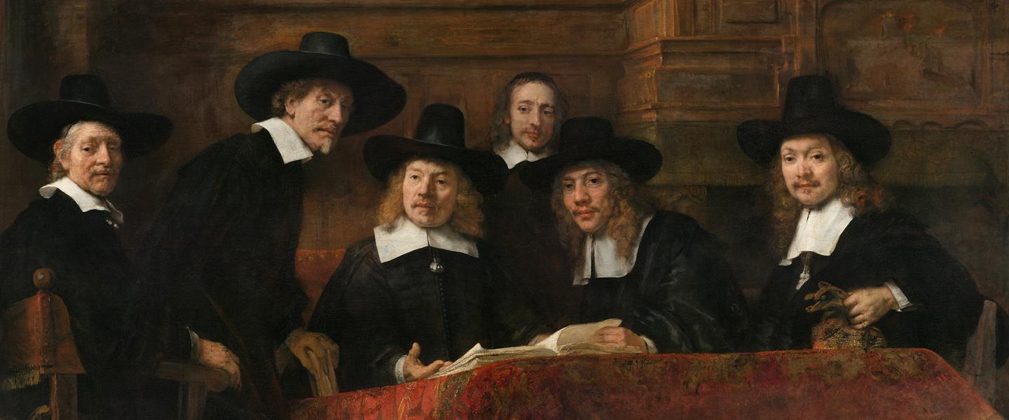 "Syndics of the Drapers' Guild" by Rembrandt