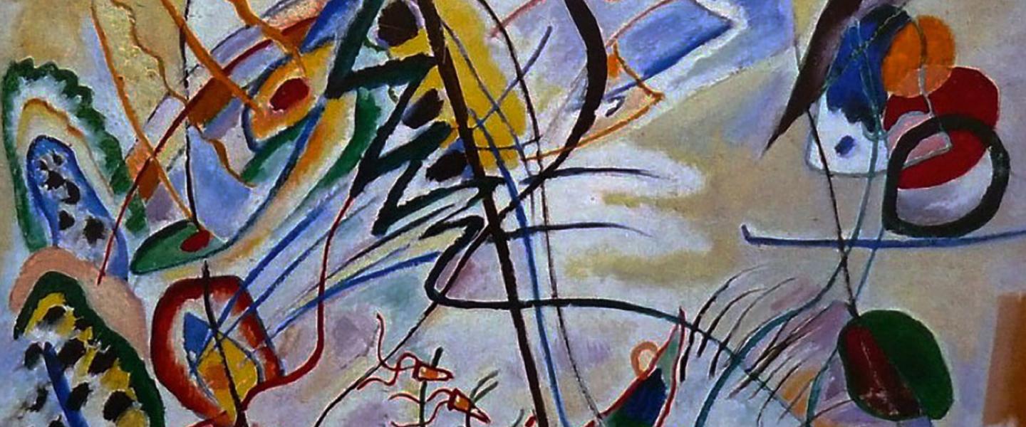 Musical Overture Violet Wedge by Wassily Kandinsky