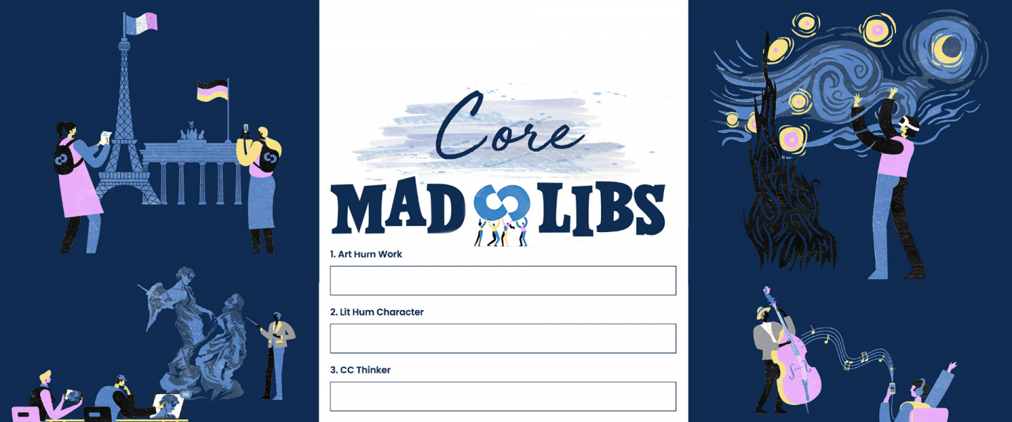What story will you create? Core MAD LIBS.