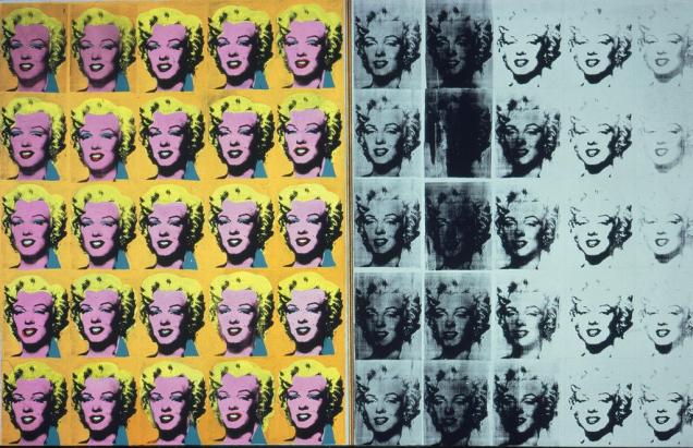 image of Warhol's Marilyn Monroe Diptych