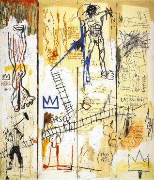 an image of "Leonardo Da Vinci's Greatest Hits" by Basquiat