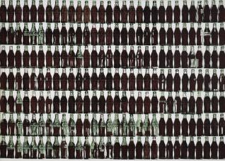 image of Warhol's Coca Cola bottles 