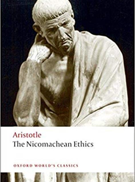 Book cover art for Nicomachean Ethics by Aristotle