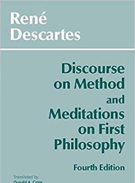 Book cover art for Discourse on Method and Meditations on First Philosophy by Descartes