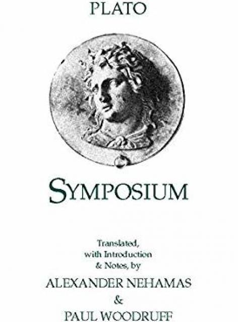 Book cover art for Symposium by Plato