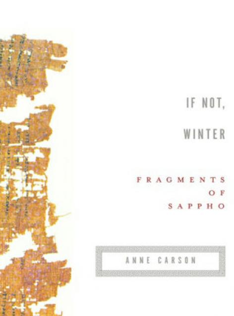 Book cover art for If Not, Winter: Fragments of Sappho by Sappho