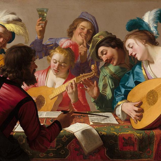 An image of the painting titled The Concert